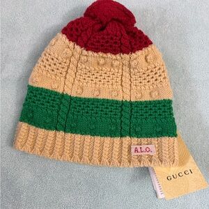NWT Gucci Kids Wool beanie Hat Size Medium